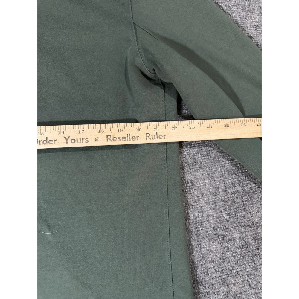Lululemon Shirt Mens XL Green Snap Front Jersey Long Sleeve Overshirt Casual - Picture 8 of 9